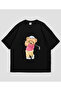 Golf Bear Printed Unisex Oversize T-Shirt