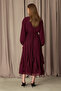 Skirt with Fluttered Hem Dress - 4