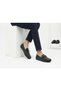 Genuine Soft Leather Bowknot Flexible Casual Black Loafer Flats; Men's Shoes Te0488 - 3