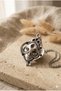 Die-Cast Masked Girl Figured Pendant with Steel Chain Necklace - 2