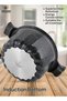 Life Smile Granite Non-Stick Cookware Set of 6pcs -20/24/28cm Soup Pots with Lids - Induction Bottom - 2
