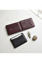 100% Genuine Leather Horizontal Model Men's Magnetic Closure Credit Card Holder Wallet