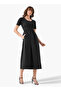 KNIT WOVEN DRESS - 3