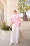 Pink Collared Tie-Dye Polka Dot Shirt - 2