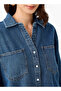DENIM OVERSIZED SHIRT - 4