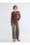 Crew Neck Women's Knitwear Cardigan (W6) - 2