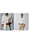 Means white casual shirt