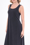 Sleeveless Skirt Bell Model Pique Modal Dress - 8