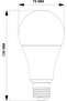 LED Light Bulb Pack of 4, E27 Base, 15W, 6500K - 2