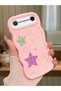 Tecno Spark Slim Compatible Case Camera Protector Pink Silicone Couple Phone Case Star Pattern