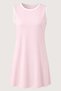 Organic Cotton Crew Neck Sleeveless Pink Dress - 4