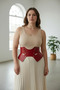 Plus Size Red Women's Corset Belt Waist Shaper Wide Design - 3