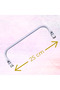 Gizli Burs 25cm Galvanized Metal Stainless for Bag Making