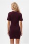 Women's New Mira 100% Cotton Plum Combed Cotton Dress - 5
