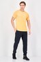 Men Fitted Short Sleeve Running T-Shirt, Orange - 4