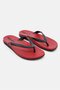 Men Slip On Brand Logo Slippers, Brown/Black