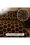4 Piece Microfiber Bedding Set, 1 Printed Duvet Cover, 1 Fitted Sheet & 2 Pillow Covers - 4