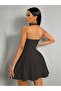 Women's Halter Neck Geometric Collar Short Diving Dress - 3
