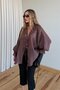 Brown Lace Transparent Blouse - 5108 - 3