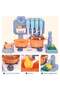 Children's Simulation Mini Kitchen Set Toy | Pretend Cooking Playset with Pots, Utensils & Food Accessories | Educational Role Play Toy for Kids - 5