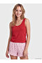 Lcw Dream Red Heart Patterned Women's Shorts Pajamas Set - 2