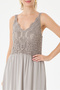 Mink Italian Elastic Back Strap Lace Midi Dress Size 38 - 42 - 6