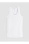 Ozmarka New Season White U-Neck Men's Undershirt 2-Piece - 6