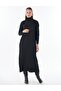 Turtleneck Knitwear Dress Black
