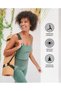 Sweet Sweat Yoga Mat (Dual Sided) - Fitness & Exercise Mat with Easy-Cinch Yoga Mat Carrier Strap (72"L x 24"W) - 2