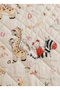 Double Quilted Padded Safari Pattern Pique for 4 Seasons | 2 Pillowcases Included |   200X230Cm - 6