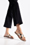 Non-Slip Flat Sole Slippers with Toe Buckle Detail - 4
