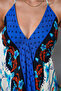 Long Oversized Dress with Halter Neck Detail and Backless Slit - 8