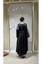 2 Piece Satin Slit Lace Embroidered Nightgown Dressing Gown Set Dowry Bride Bride - 6