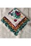 Handmade Needlework Writing, Scarf, Yemeni, Mevlit Cover, Head Cover, 4 Sides Embroidered, 100*100cm - 7