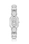 Oval Case Women's Wristwatch Silver Color Pl-1596B2X - 4