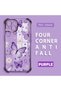 iPhone 13 Compatible Transparent Back Panel Four-Corner Reinforced Impact Protection Glossy Edge Silicone Case