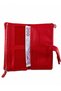 Unisex Genuine Leather Red Color Zippered Multi-Compartment Long Wallet - 4