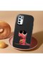 Oppo A55 4g Compatible Shock-Absorbing Camera Protected Black Silicone Case - 2