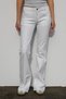 Women's Low Waist Flare Jean Pants with Back Pocket Flap Spanish Flare Leg Stretch Denim - 3