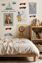 Sailor and Car Themed Children's Room Poster Wall Sticker Set |   Self-Adhesive Decorative Post - 4