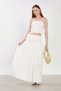 Women's Gipeli Voile Long Skirt - Ecru - 2