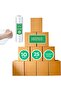 Carton Box Set with Stretch Film-10 Pieces, 25 kg Capacity, Double Wall