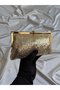 Venom Model Wedding Engagement Evening Dress Bag Gold - 4