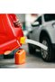 Red Plastic Fuel Can, 20 Litre, Heavy Duty Petrol Diesel Oil Storage Container with Flexible Spout for Motorcycle, SUV, ATV - 4