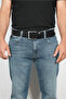 100% Genuine Leather 4.5 cm Double Tongue Buckle Men's Jeans Belt Gift - 3