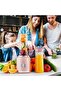 Smoothie Blender with 6 Sharp Blades – Personal Mini Blender with 3 Adjustable Speeds & 2 BPA-Free Travel Cups, Pink - 8