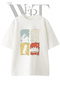 Dag Yuruyus Design Printed Unisex White Oversize T-Shirt