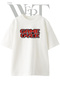 Game over Pixel Art Design Printed Unisex White Oversize T-Shirt