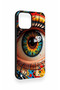 حافظة سيليكون ملونة بنمط عين الطفل متوافقة مع هاتف iPhone 12 Pro Max - 3