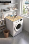 Clothes Dryer Top Organizer Mat Liquid-Proof Cover Wicker Home - 2